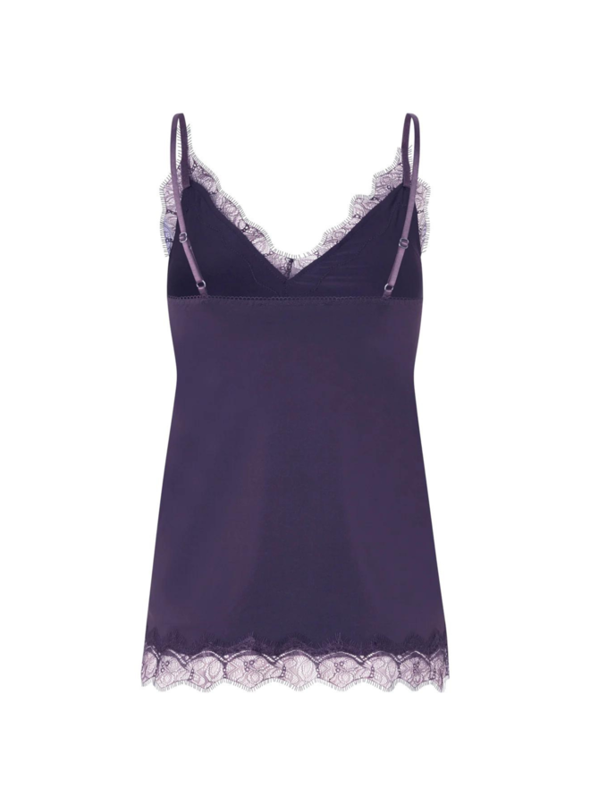 Rosemunde Strap Top Purple Velvet