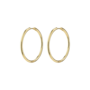 Pilgrim EANNA recycled maxi hoops gold plated