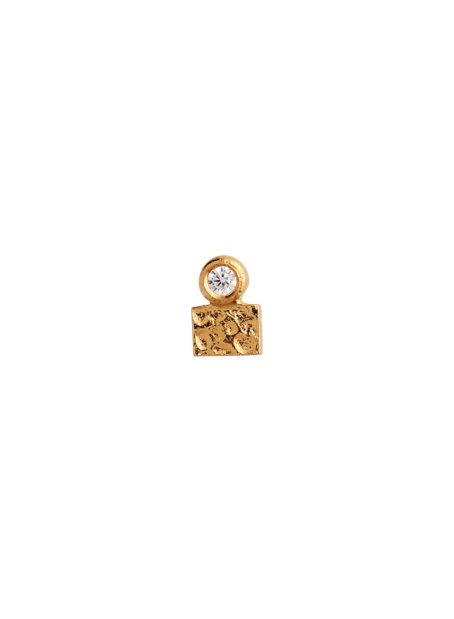 Stine A Tres Petit La Mer Earring With Stone - per stuk