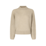 Second Female Brookline Knit New O-Neck Oxford Tan