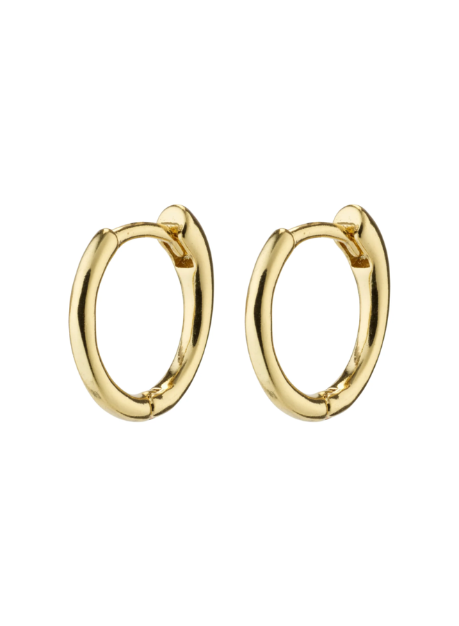 Pilgrim EANNA recycled small hoops gold-plated