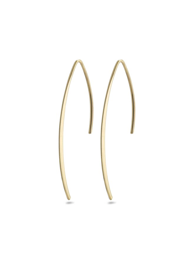 Pilgrim AGATHA recycled earrings gold-plated