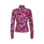 Gestuz AshaGZ P Is Rollneck Blouse Pink Purple Flower