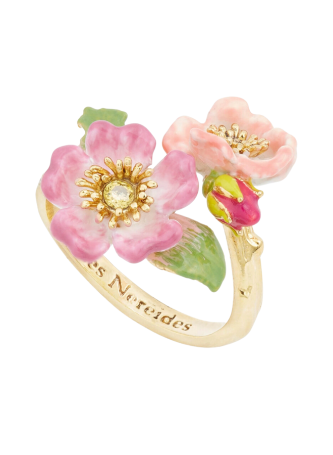 Les Néréides Adjustable Ring Reine des Fleurs