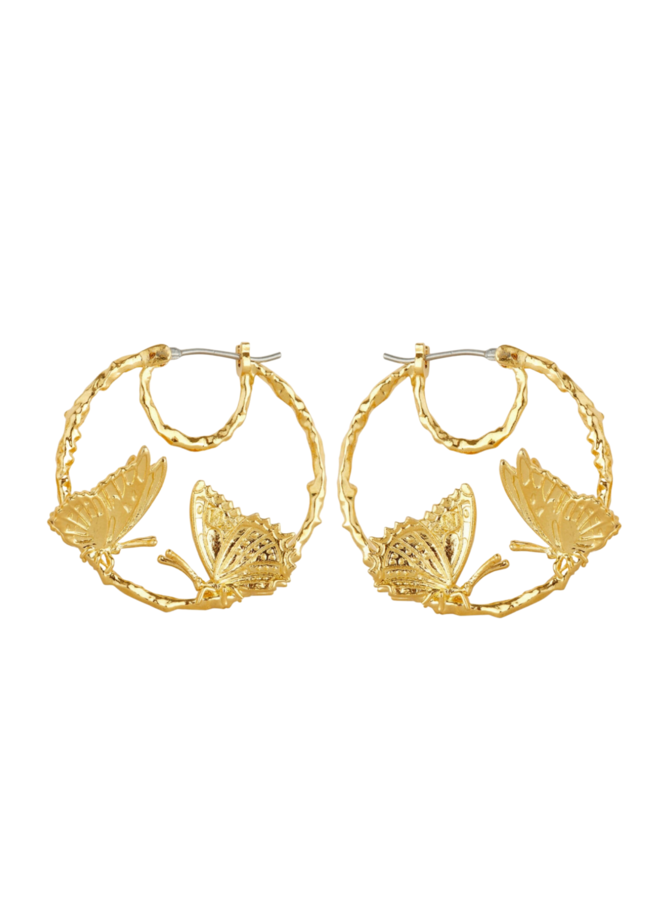 Les Néréides Hoop earrings NATURE FLAMBOYANTE