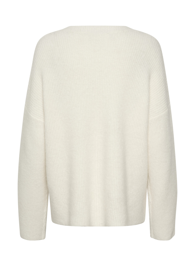 Gestuz AlphaGZ V-Pullover NOOS Ivory