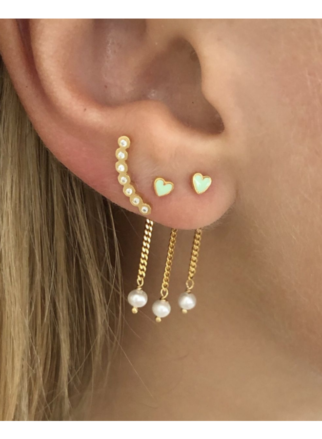 Stine A Seven Dots Earring Piece - per stuk