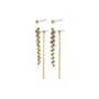 Pilgrim JOLENE recycled crystal earrings 2-in-1 set gold-plated