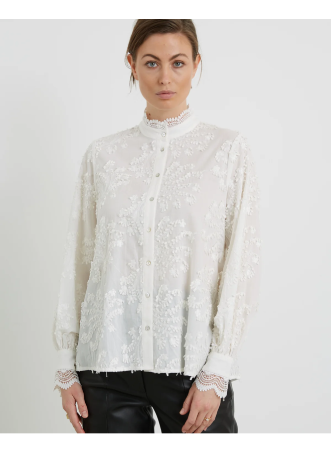 Bruuns Bazaar Lingon Charlotta Shirt Snow White