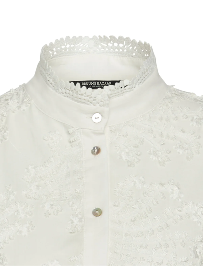 Bruuns Bazaar Lingon Charlotta Shirt Snow White