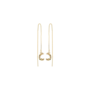 Pilgrim REMY recycled chain earrings gold-plated