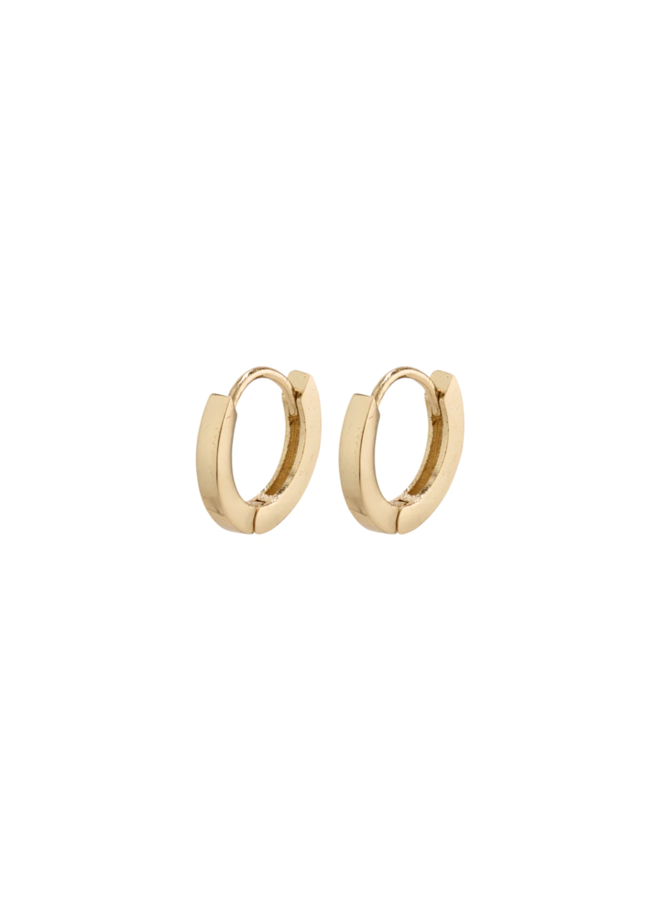 Pilgrim ARNELLE huggie hoop earrings gold-plated
