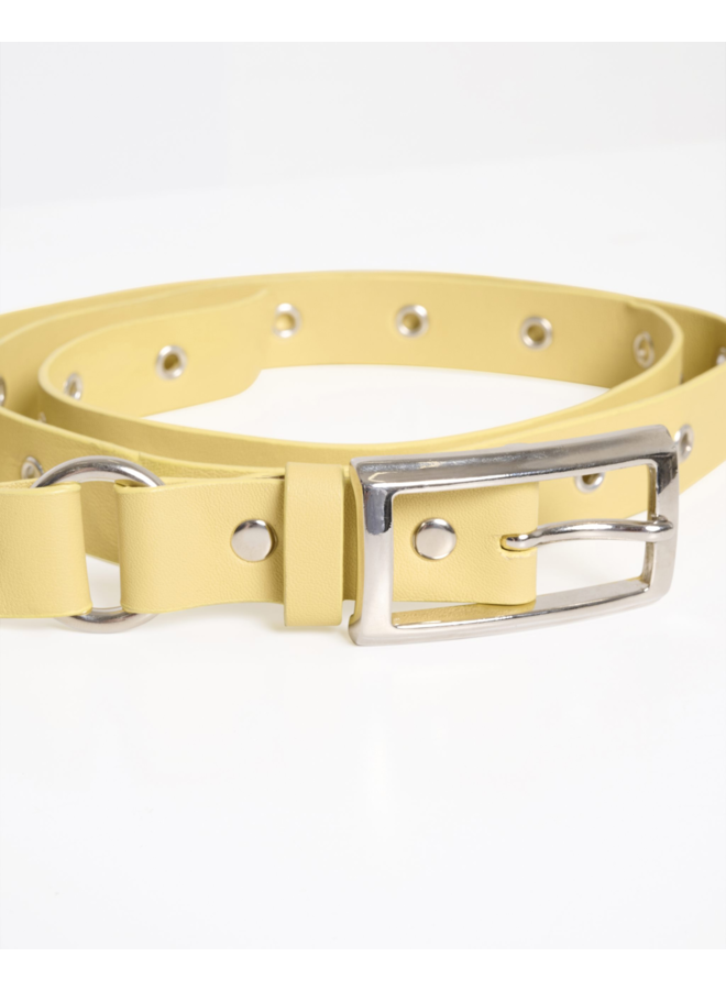 Gestuz LetyGZ Eyelet Belt Dried Moss