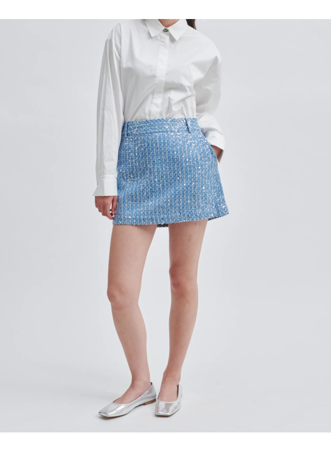 Second Female Lemara Skirt Denim Blue