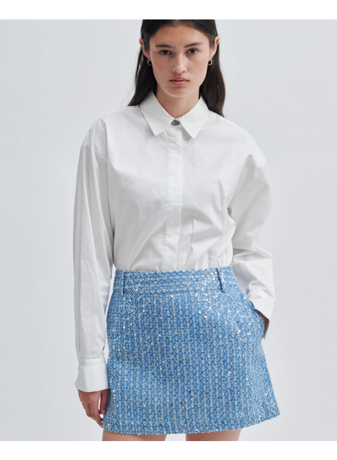 Second Female Lemara Skirt Denim Blue