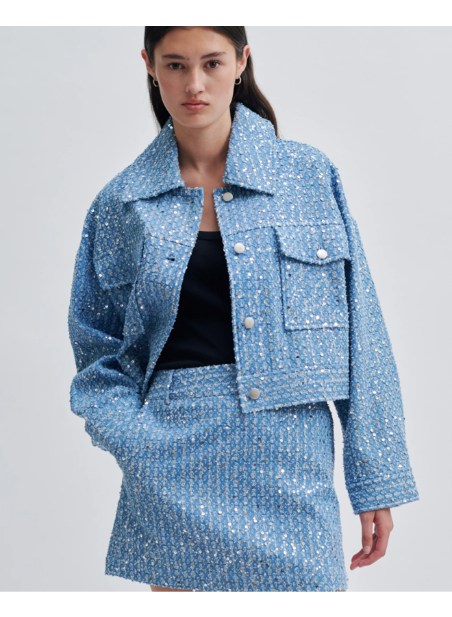 Second Female Lemara Jacket Denim Blue