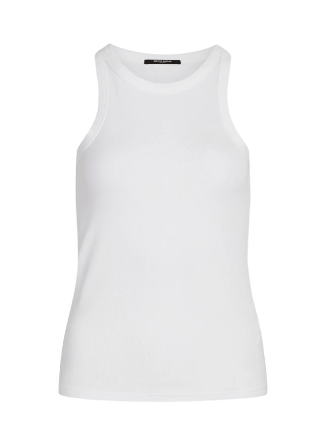 Bruuns Bazaar KatyBB Rib Tank Top White