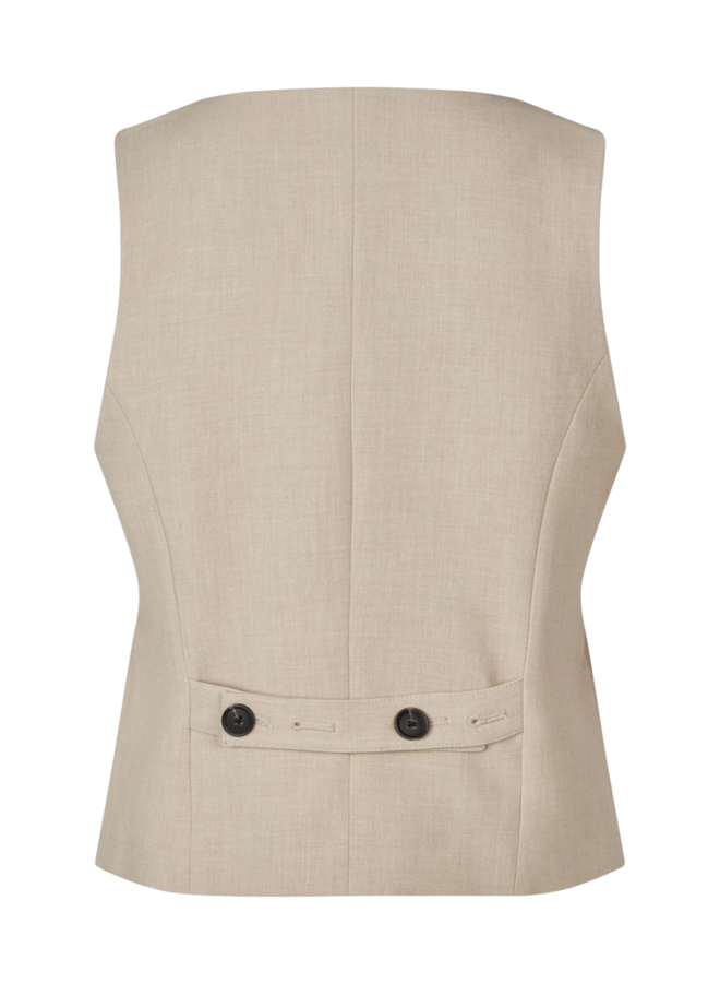 Second Female Felice Waistcoat Roasted Cashew