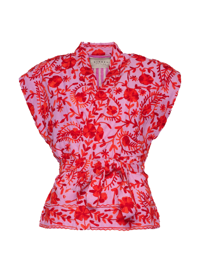 Sissel Edelbo Fauna Suzani Vest - Red Rose