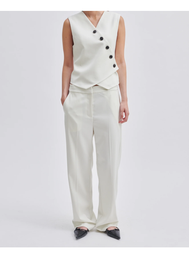 Second Female Kaleem Suit Trousers Vaporous White