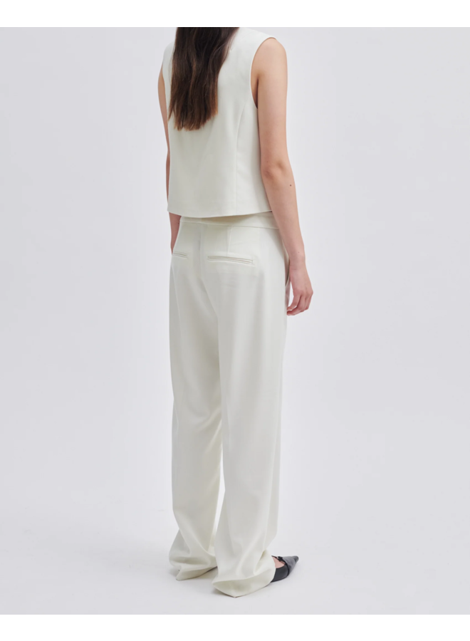 Second Female Kaleem Suit Trousers Vaporous White