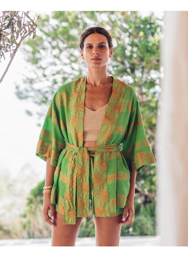 Nema Kimono Yellow Green