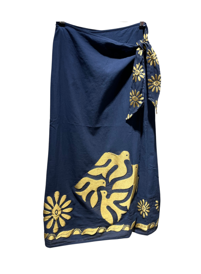 Nema Skirt Blue Gold