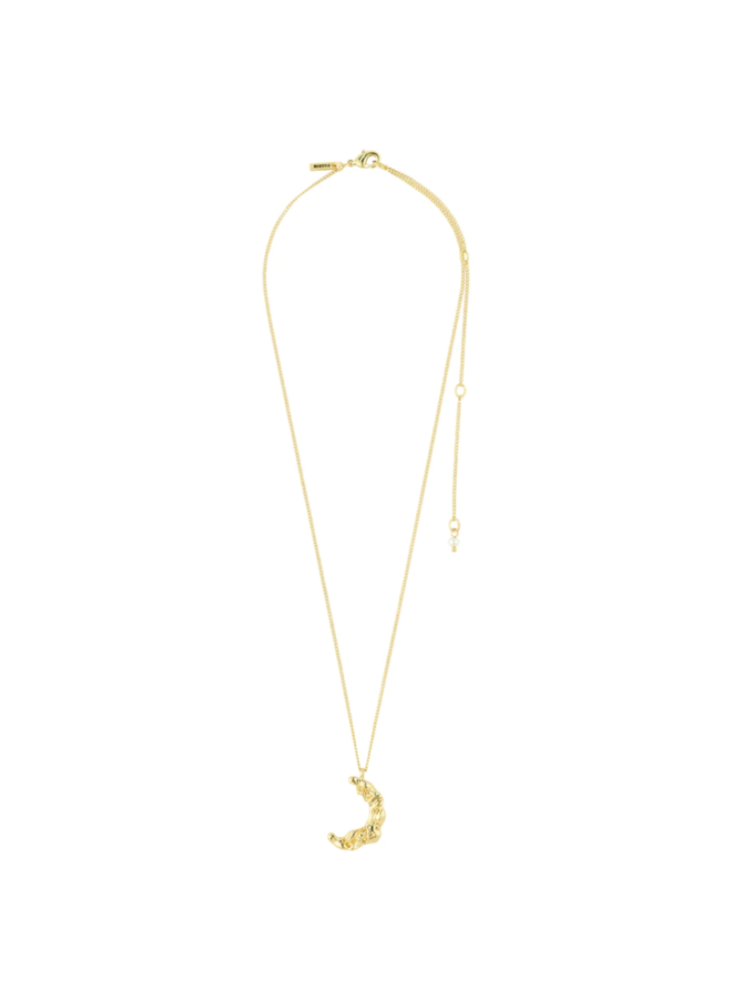 Pilgrim MOON recycled necklace gold-plated