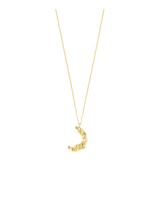 Pilgrim MOON recycled necklace gold-plated