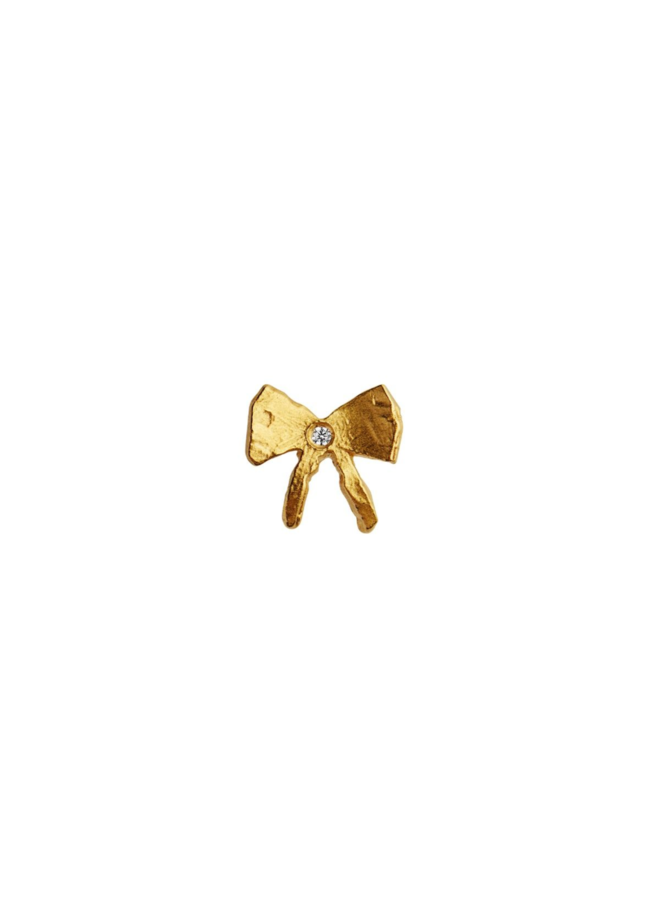 Stine A Petit Bow Earring with Stone