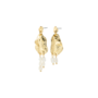 Pilgrim BLOOM recycled earrings white/gold-plated