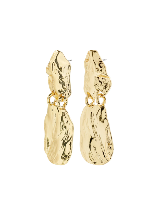 Pilgrim BLOOM recycled earrings gold-plated