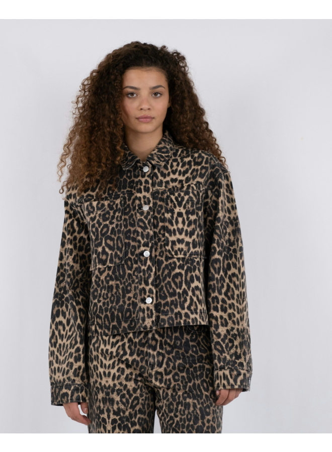 Neo Noir Emilia Leopard Jacket