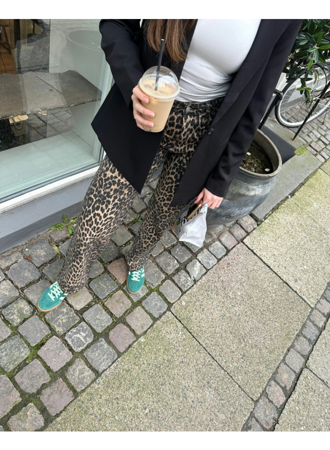 Neo Noir Simona Leopard Pants