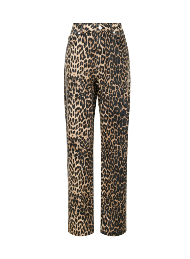 Neo Noir Simona Leopard Pants