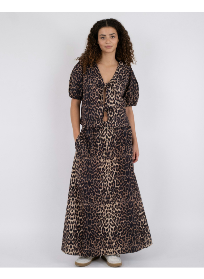 Neo Noir Bianca Leo Blouse Leopard