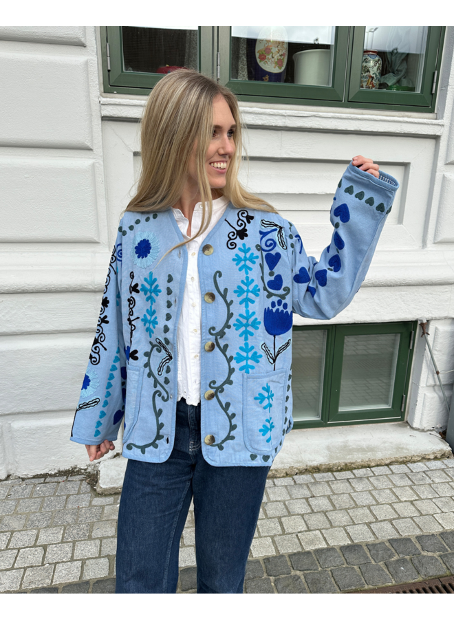 Sissel Edelbo Maggie Suzani Jacket - Blue Ocean