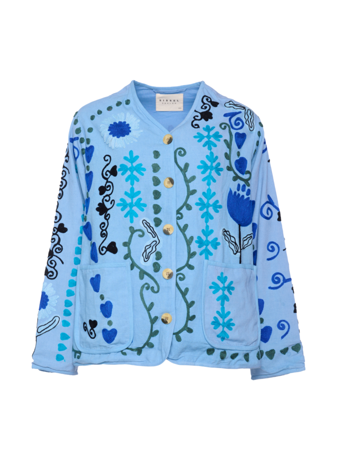 Sissel Edelbo Maggie Suzani Jacket - Blue Ocean