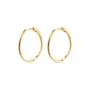 Pilgrim EANNA large hoops gold-plated