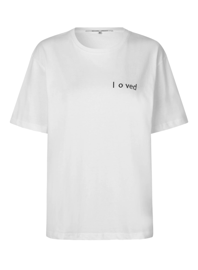 Second Female Loved Tee White