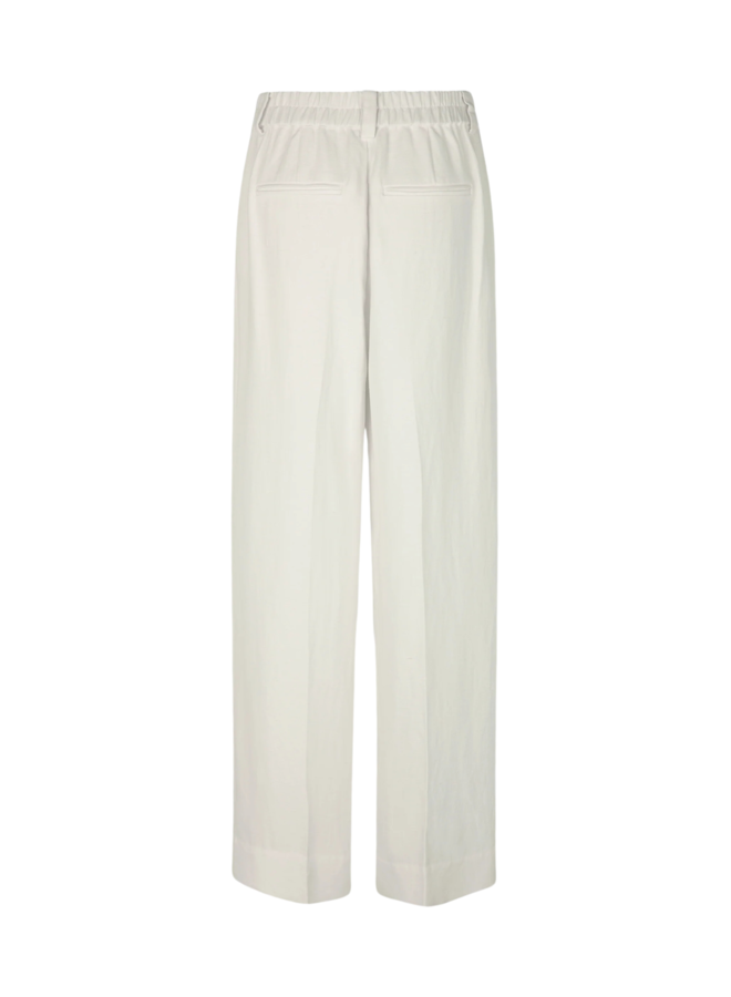 Second Female Lino New Trousers Antique White