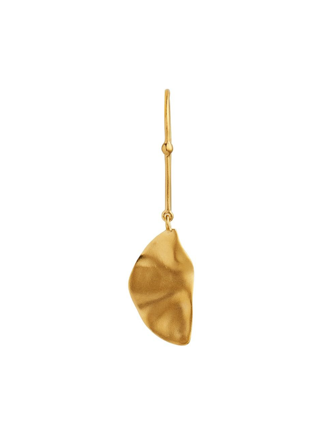 Stine A Hook with Golden Reflection Moon Earring Right - per stuk
