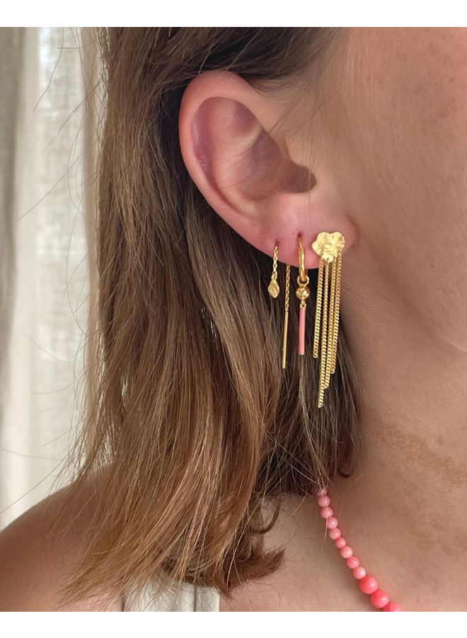 Stine A Shell Reflections Earring with Chains - per stuk
