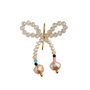 Stine A Glow Bow Earring - Creamy Colors - per stuk