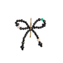 Stine A Lissé Bow Earring - Black Dream Colors - per stuk