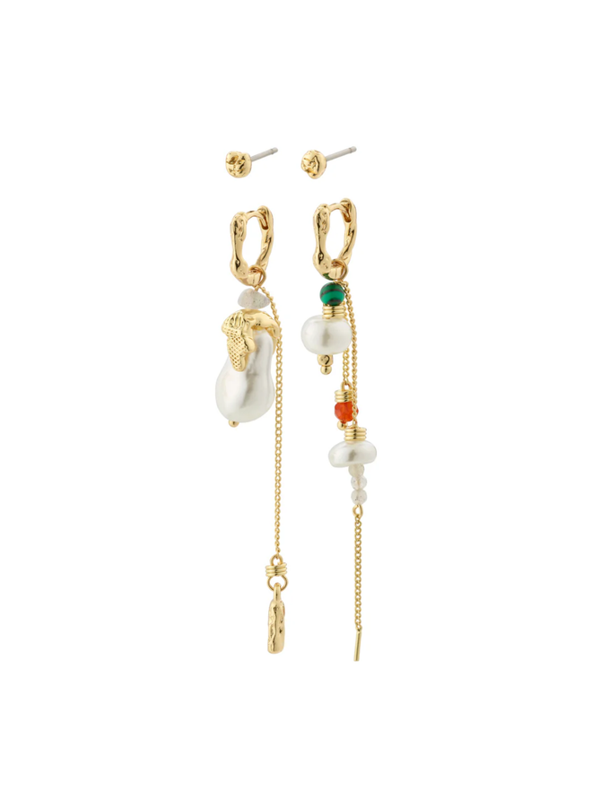 Pilgrim TRUST earrings gold-plated