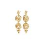 Pilgrim ACT recycled earrings gold-plated