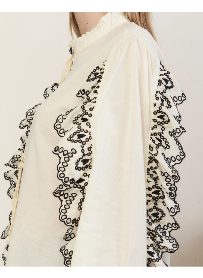 Jovonna London Pixie Blouse Cream