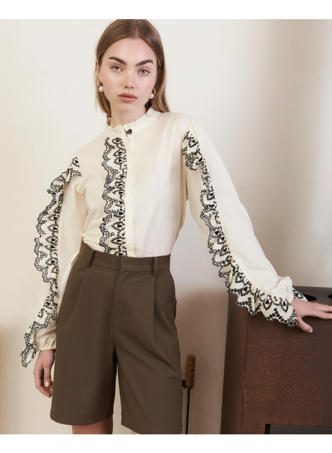 Jovonna London Pixie Blouse Cream