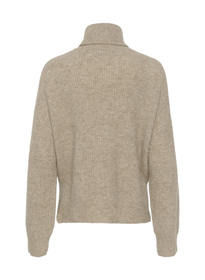 Gestuz AlphaGZ Rollneck NOOS Warm Sand Melange
